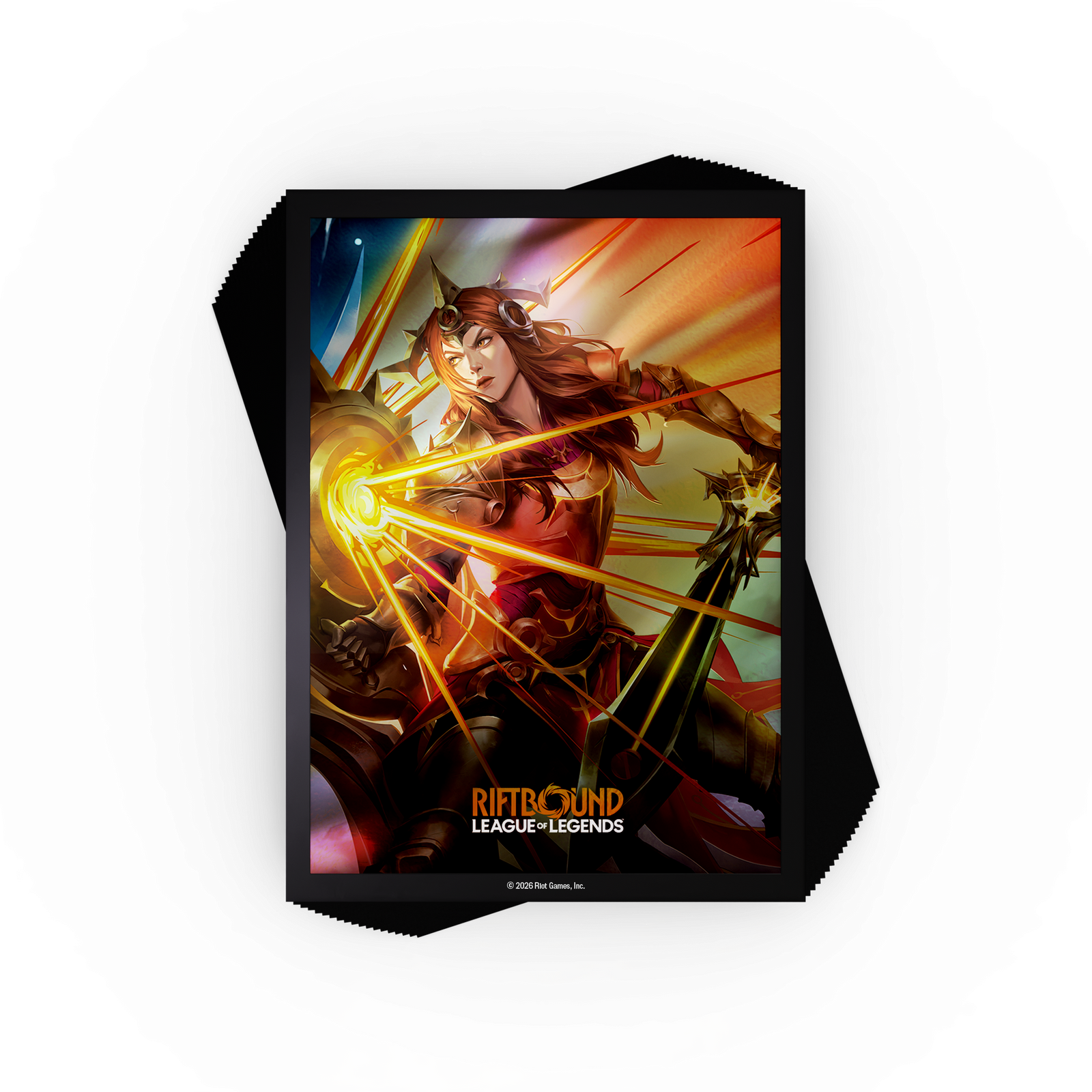 Riftbound League of Legends TCG: Vendetta Art Sleeve #3 (Diana vs Leona) Card Game Accessories UVS Games