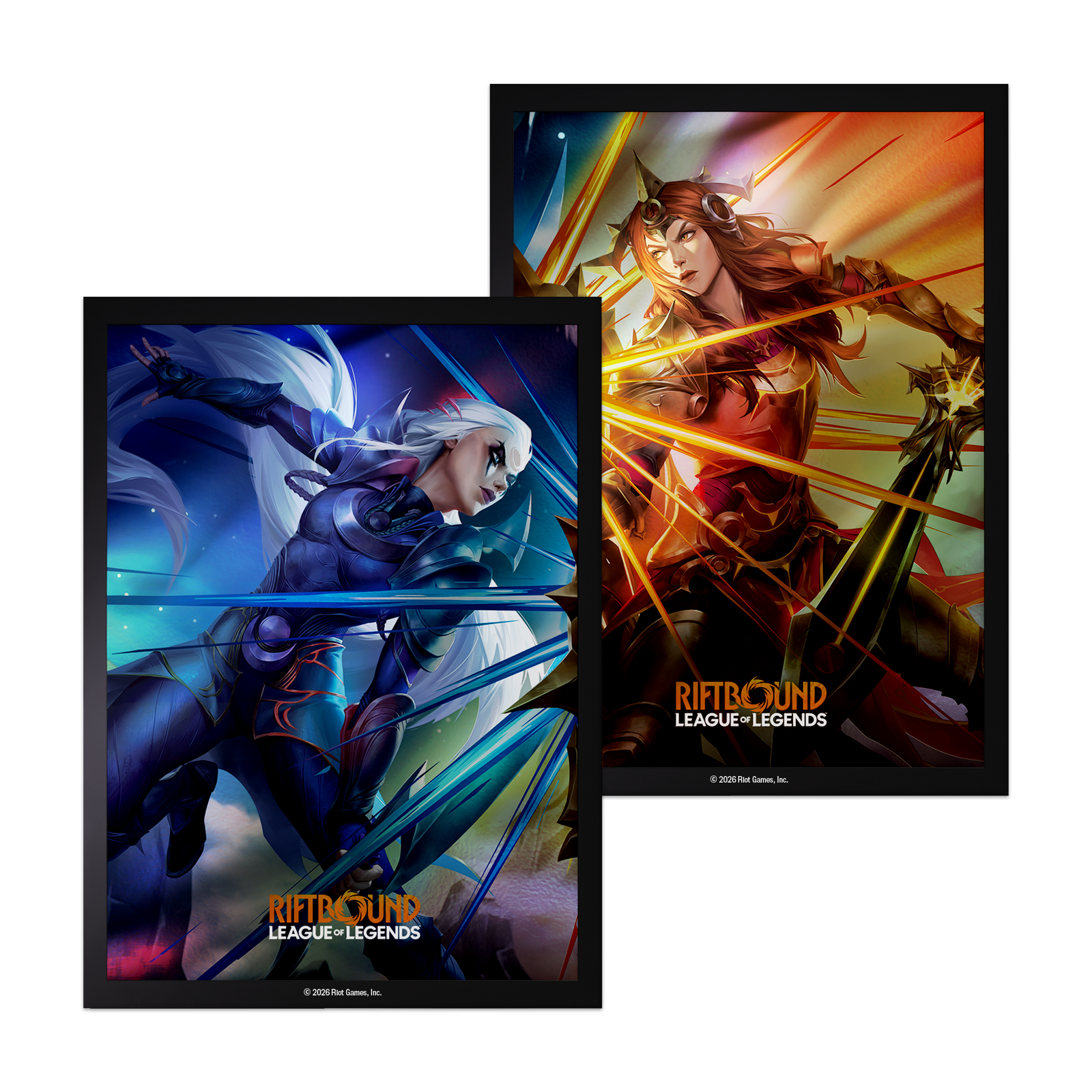 Riftbound League of Legends TCG: Vendetta Art Sleeve #3 (Diana vs Leona) Card Game Accessories UVS Games