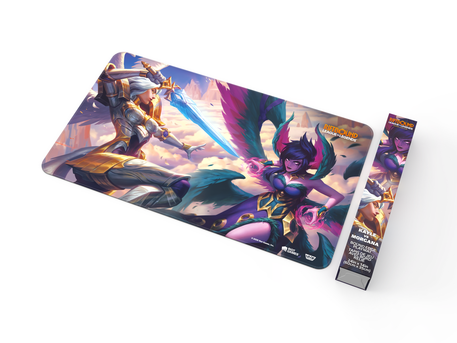 Riftbound League of Legends TCG: Vendetta Playmat #4 (Kayle vs Morgana) Card Game Accessories UVS Games