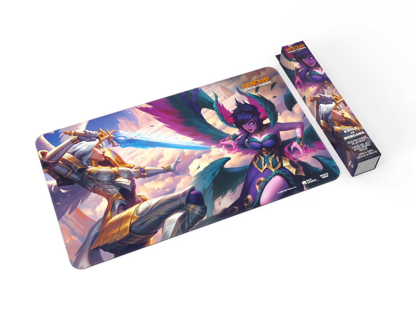 Riftbound League of Legends TCG: Vendetta Playmat #4 (Kayle vs Morgana) Card Game Accessories UVS Games
