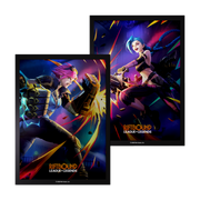 Riftbound League of Legends TCG: Vendetta Art Sleeve #1 (Vi vs Jinx) Card Game Accessories UVS Games