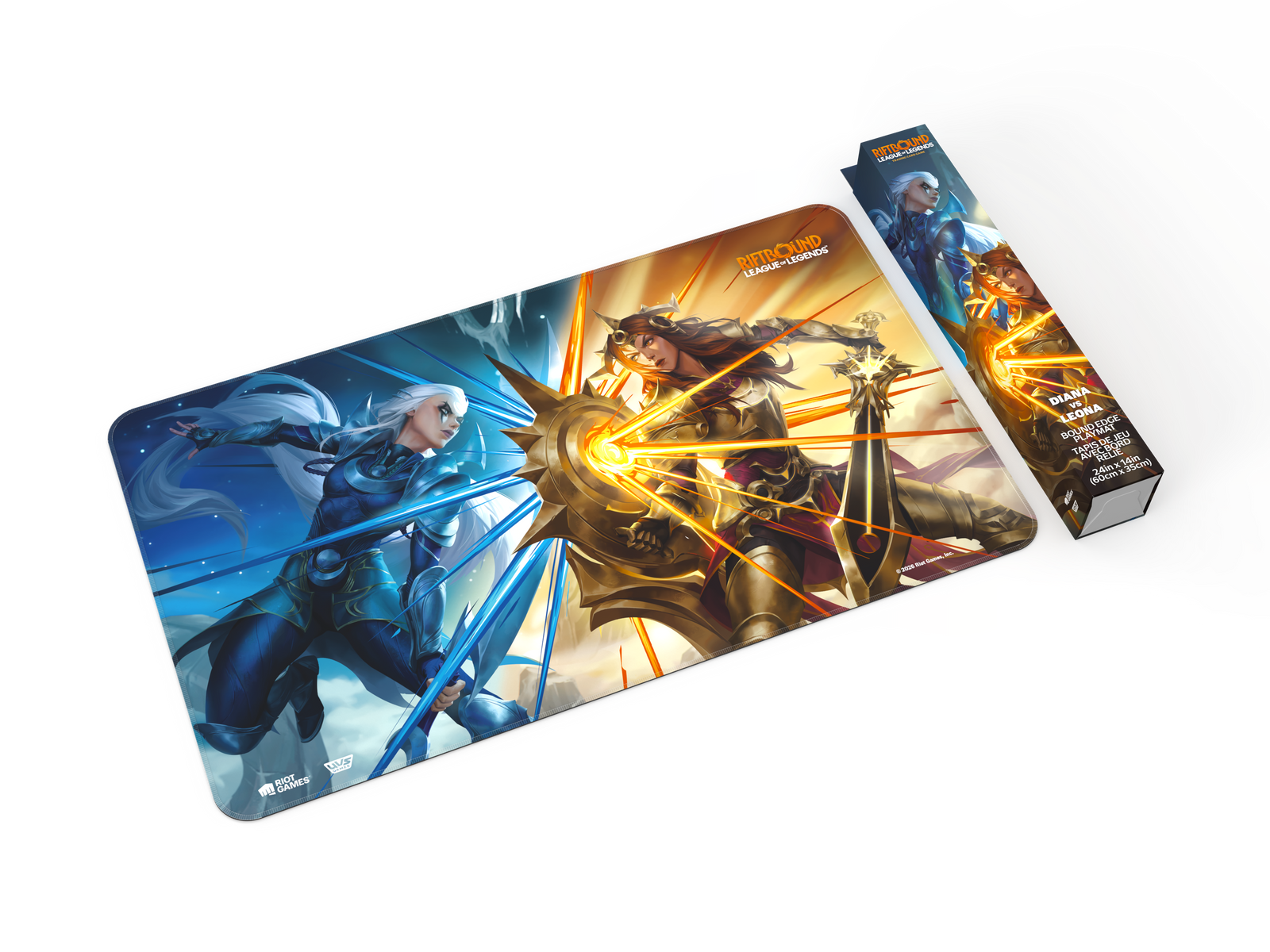 Riftbound League of Legends TCG: Vendetta Playmat #3 (Diana vs Leona) Card Game Accessories UVS Games