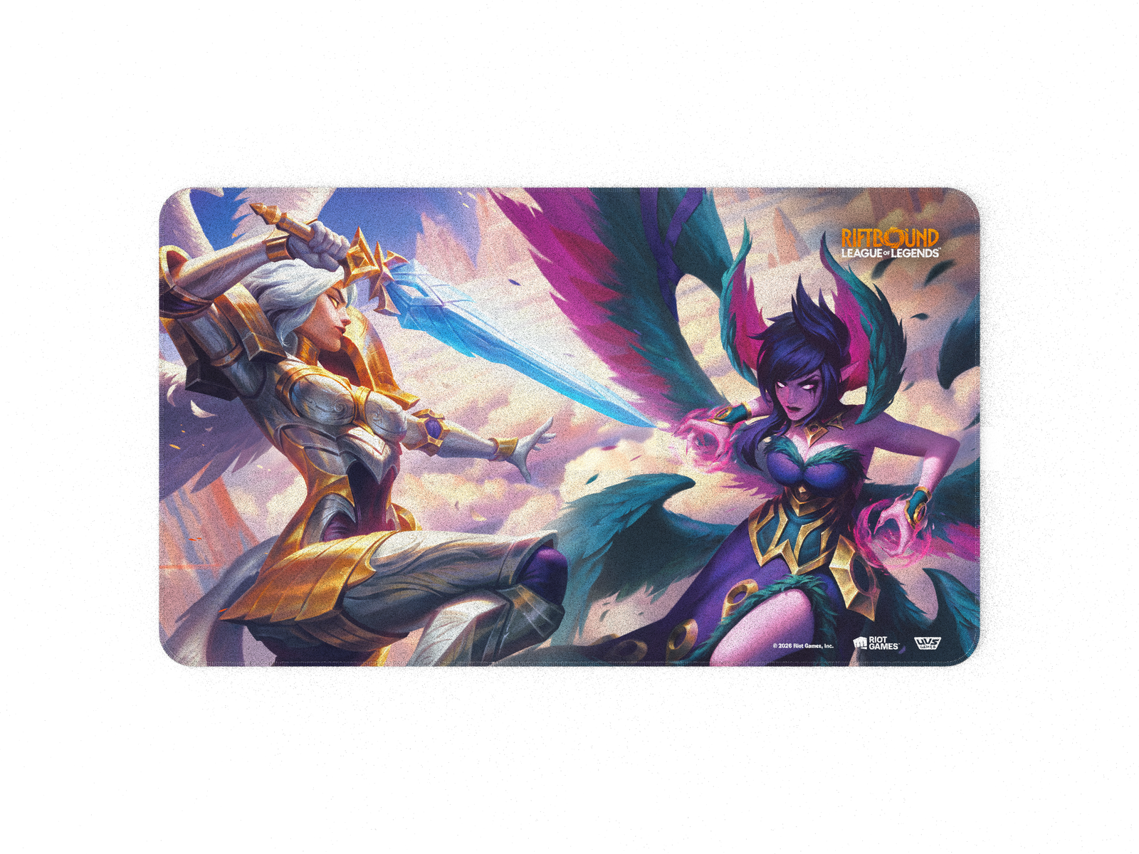 Riftbound League of Legends TCG: Vendetta Playmat #4 (Kayle vs Morgana) Card Game Accessories UVS Games