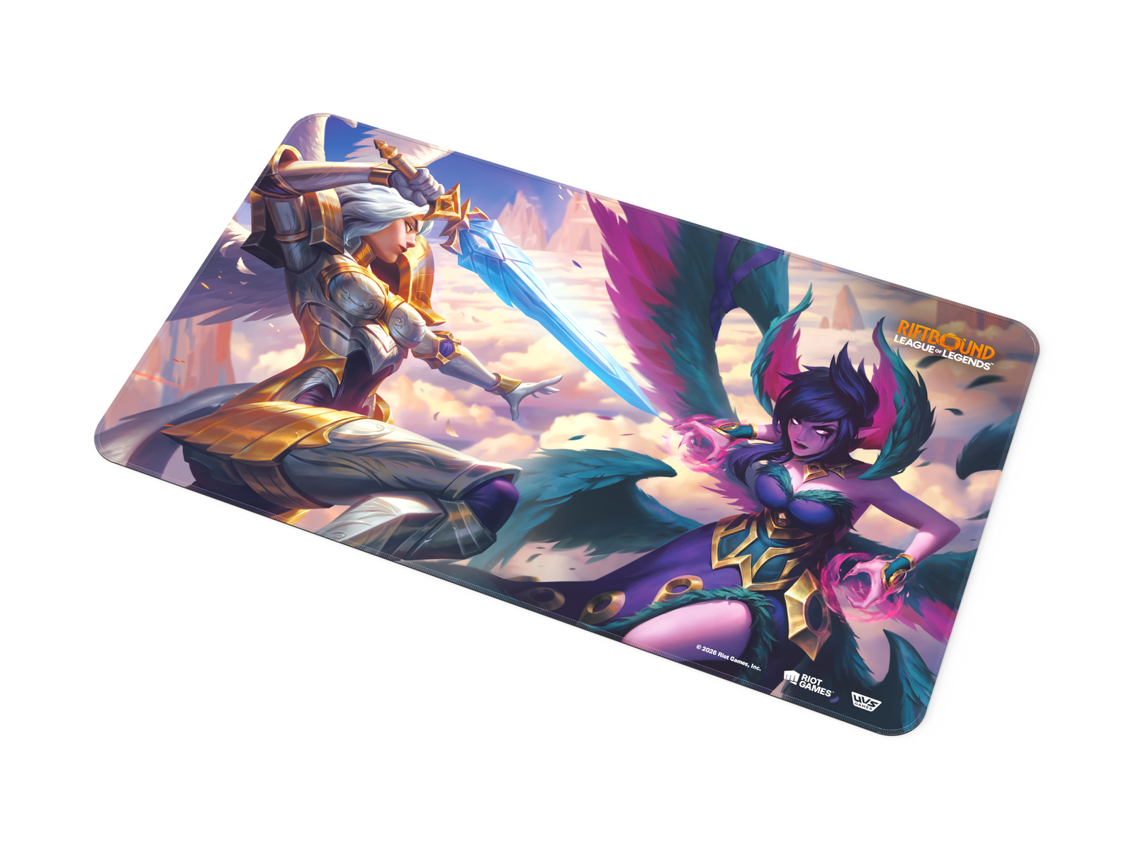 Riftbound League of Legends TCG: Vendetta Playmat #4 (Kayle vs Morgana) Card Game Accessories UVS Games