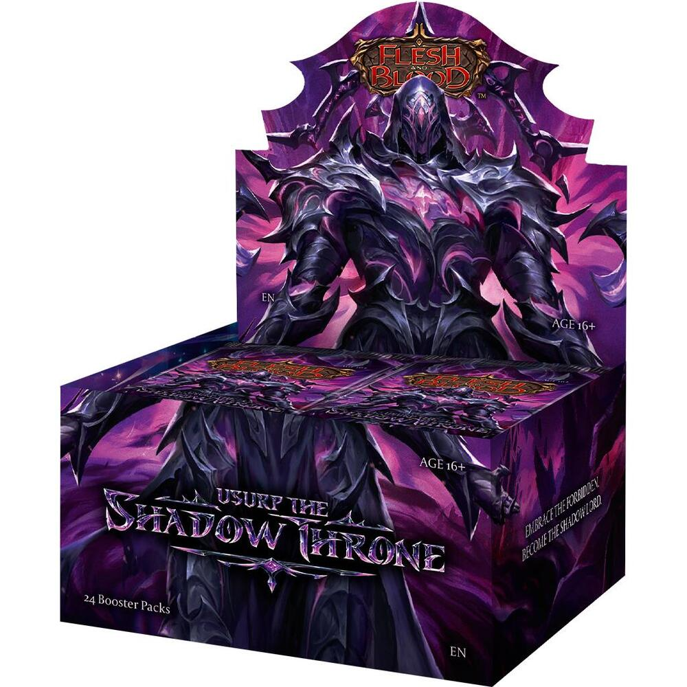 Flesh and Blood TCG: Usurp The Shadow Throne Booster Box Card Game Legend Story Studios