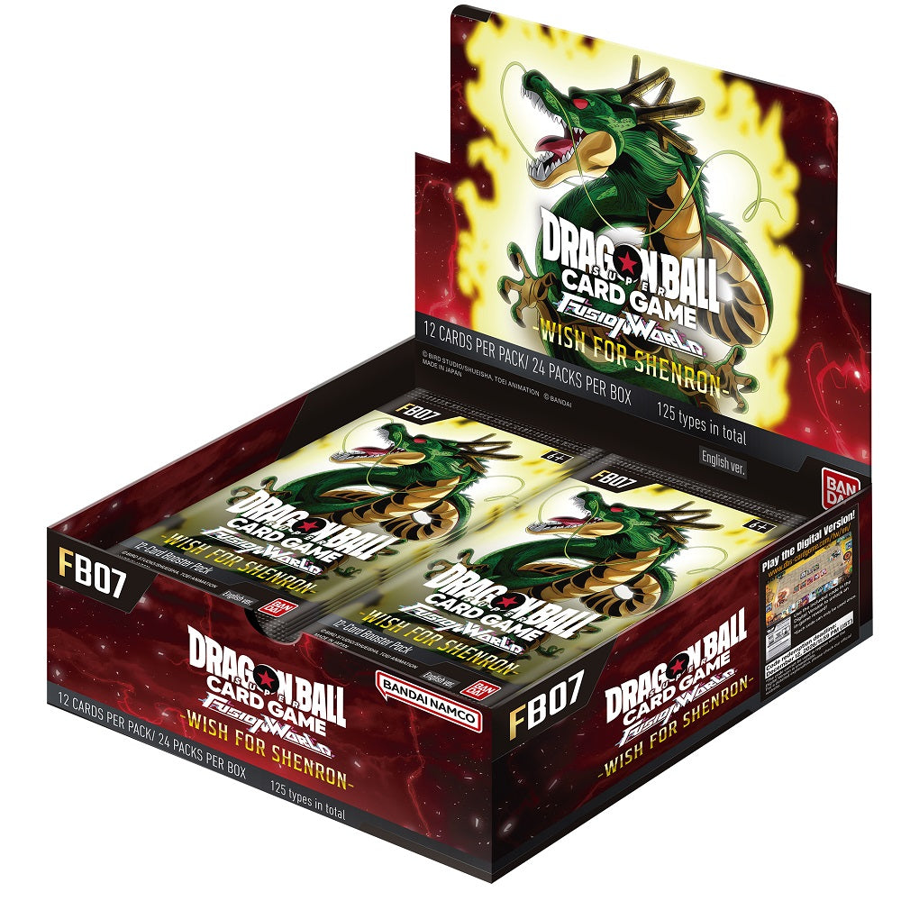 DragonBall Super TCG: Fusion World Wish For Shenron Booster Box [FB07] 24 Packs Card Game Bandai Namco