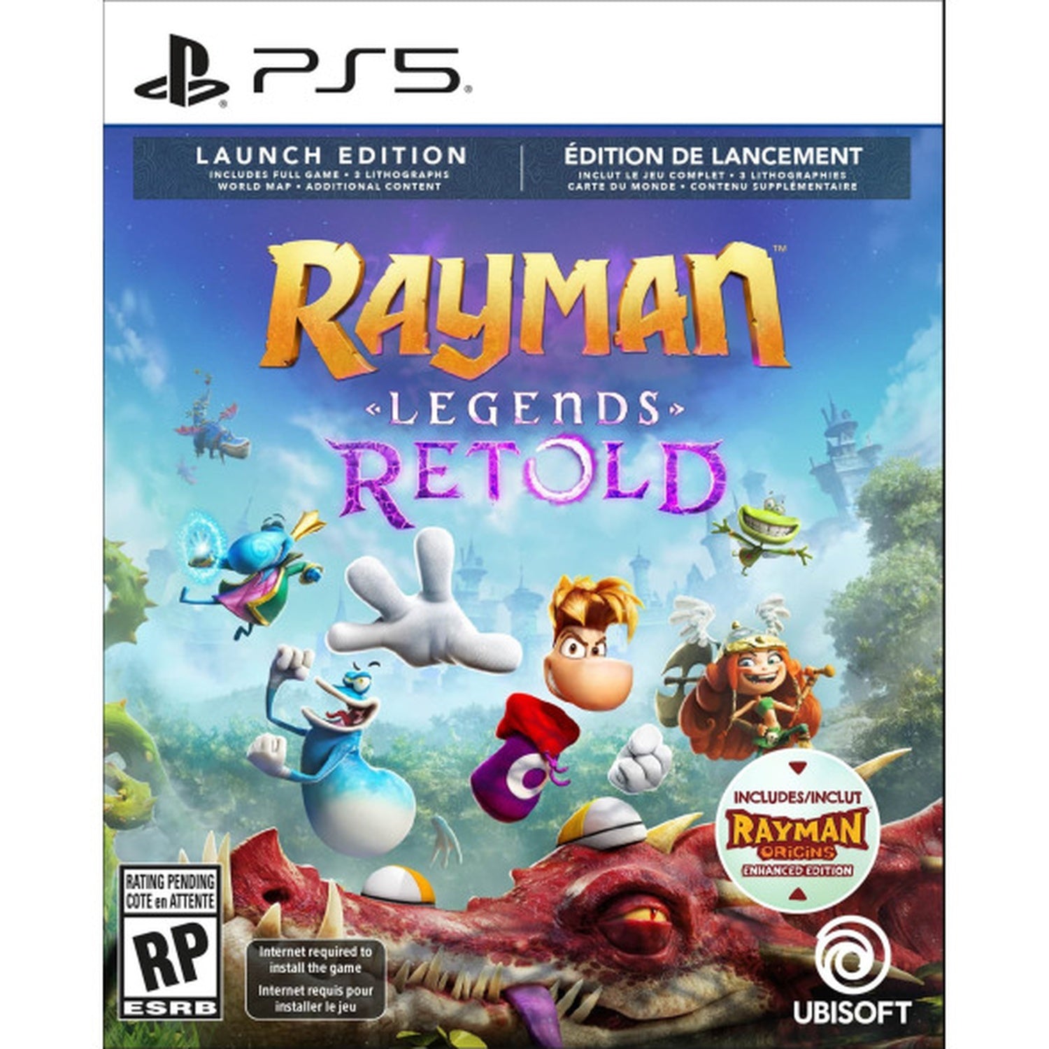 Rayman: Legends Retold [PlayStation 5] PlayStation 5 Video Game Ubisoft