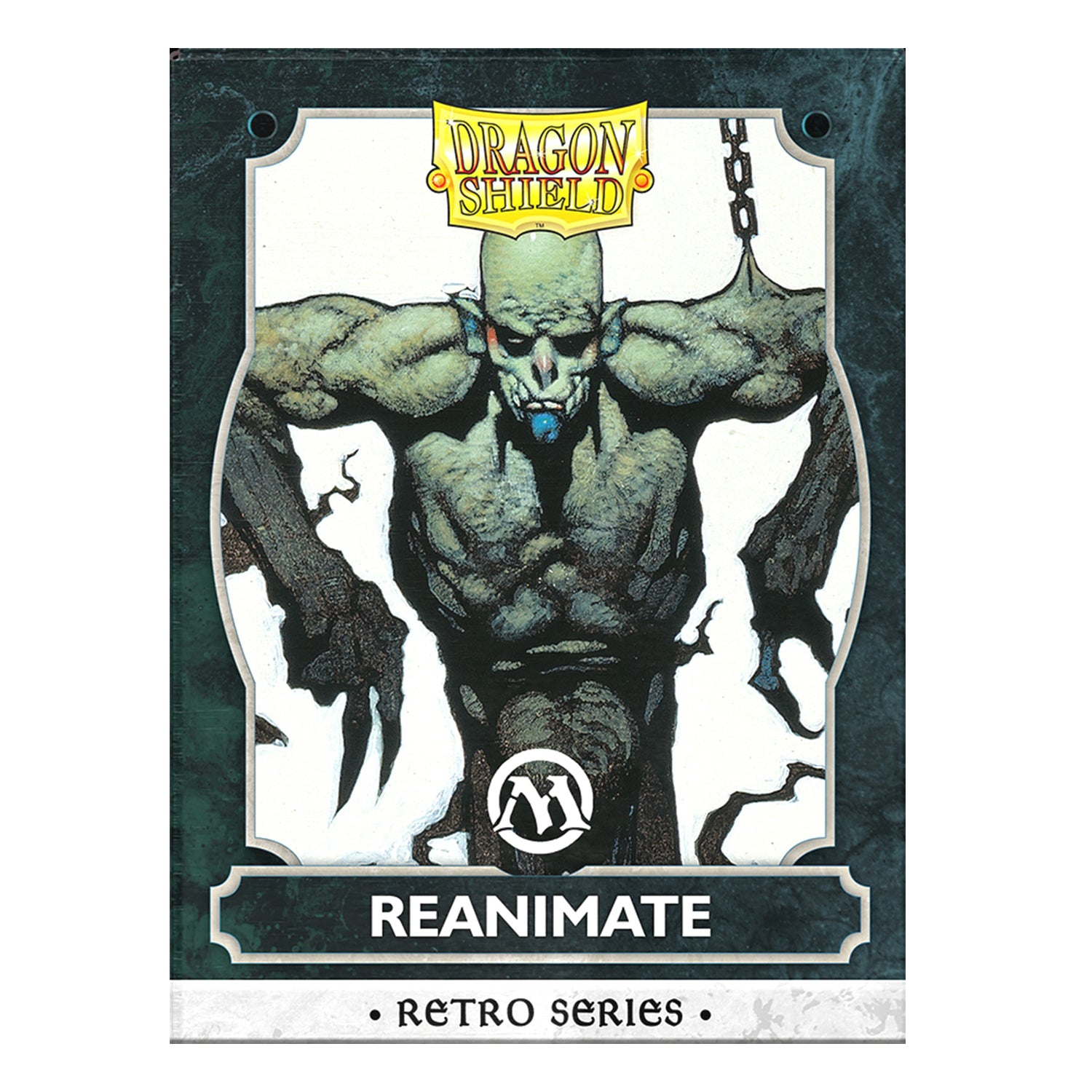 Dragon Shield Sleeves: Magic: The Gathering TCG: Retro Series Brushed Art [Reanimate] - 100 Standard Size Sleeves Card Game Dragon Shield