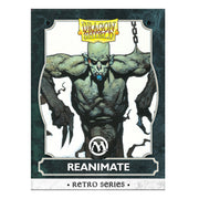 Dragon Shield Sleeves: Magic: The Gathering TCG: Retro Series Brushed Art [Reanimate] - 100 Standard Size Sleeves Card Game Dragon Shield