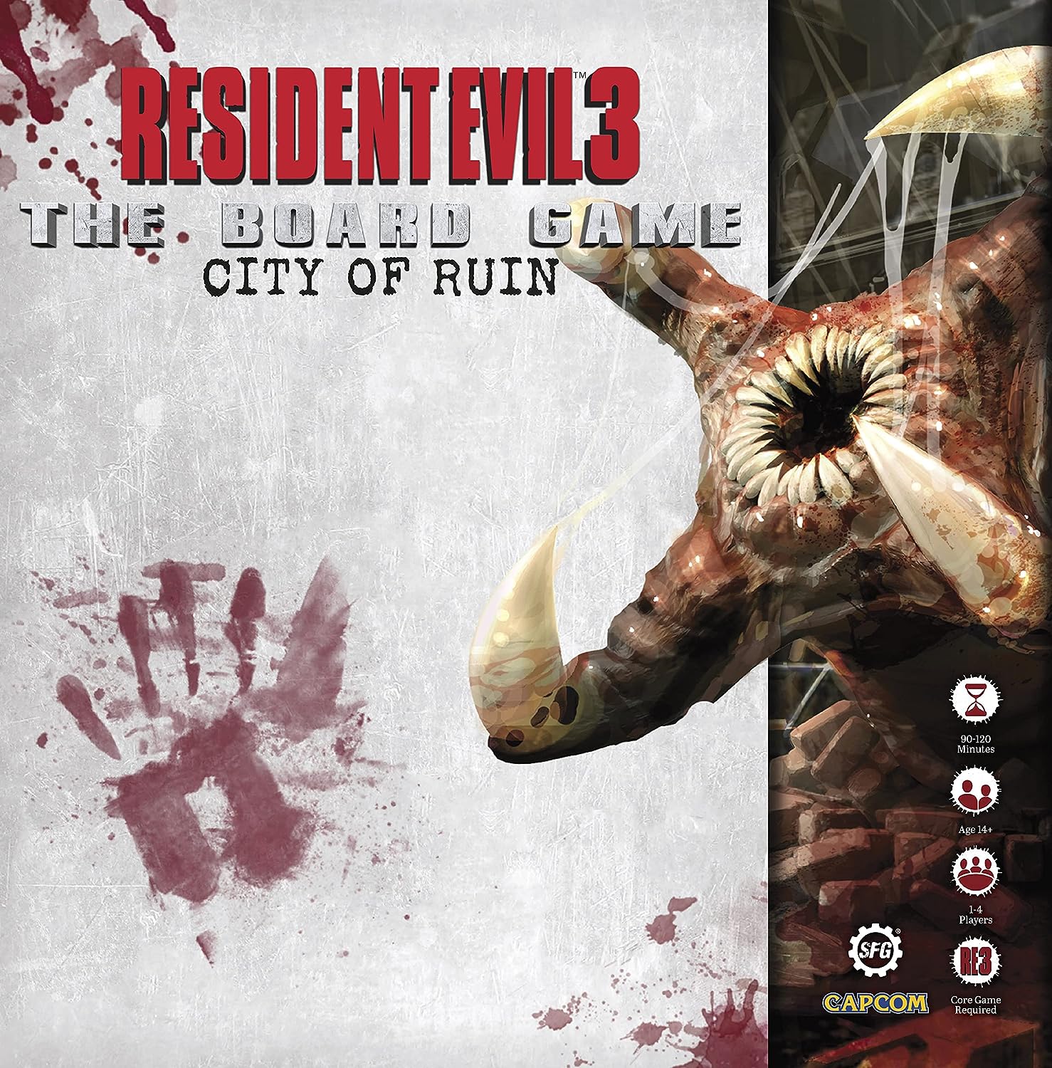 Resident Evil 3: The Board Game - City of Ruin Expansion [Board Game, 1-4 Players] Board Game Steamforged Games
