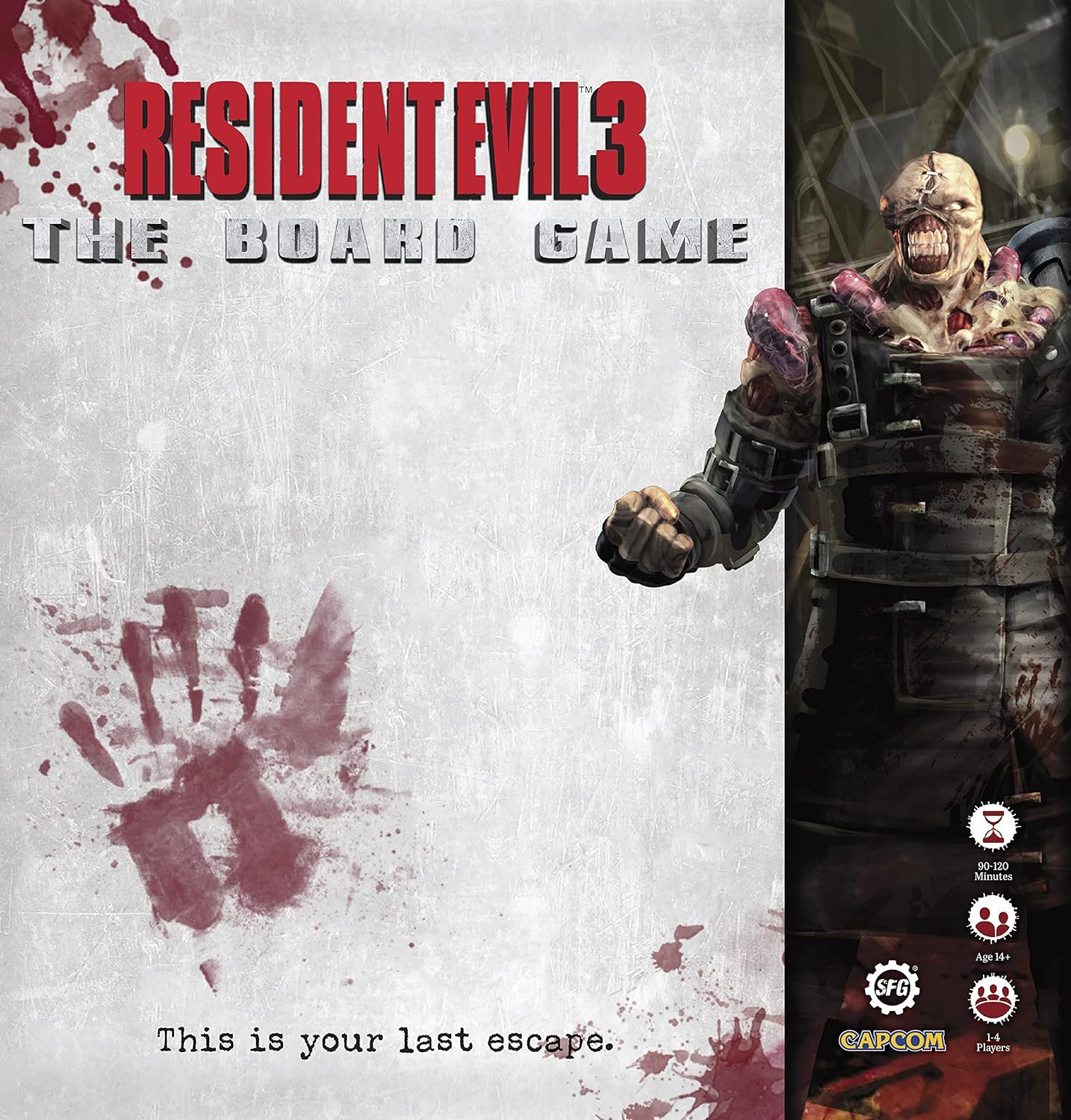 Resident Evil 3: The Board Game [Board Game, 1-4 Players] Board Game Steamforged Games