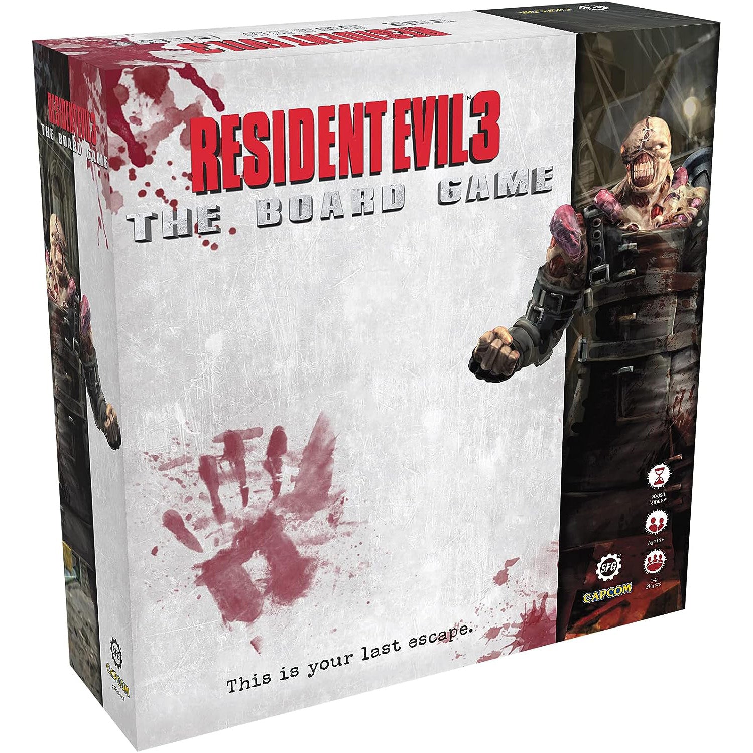 Resident Evil 3: The Board Game [Board Game, 1-4 Players] Board Game Steamforged Games