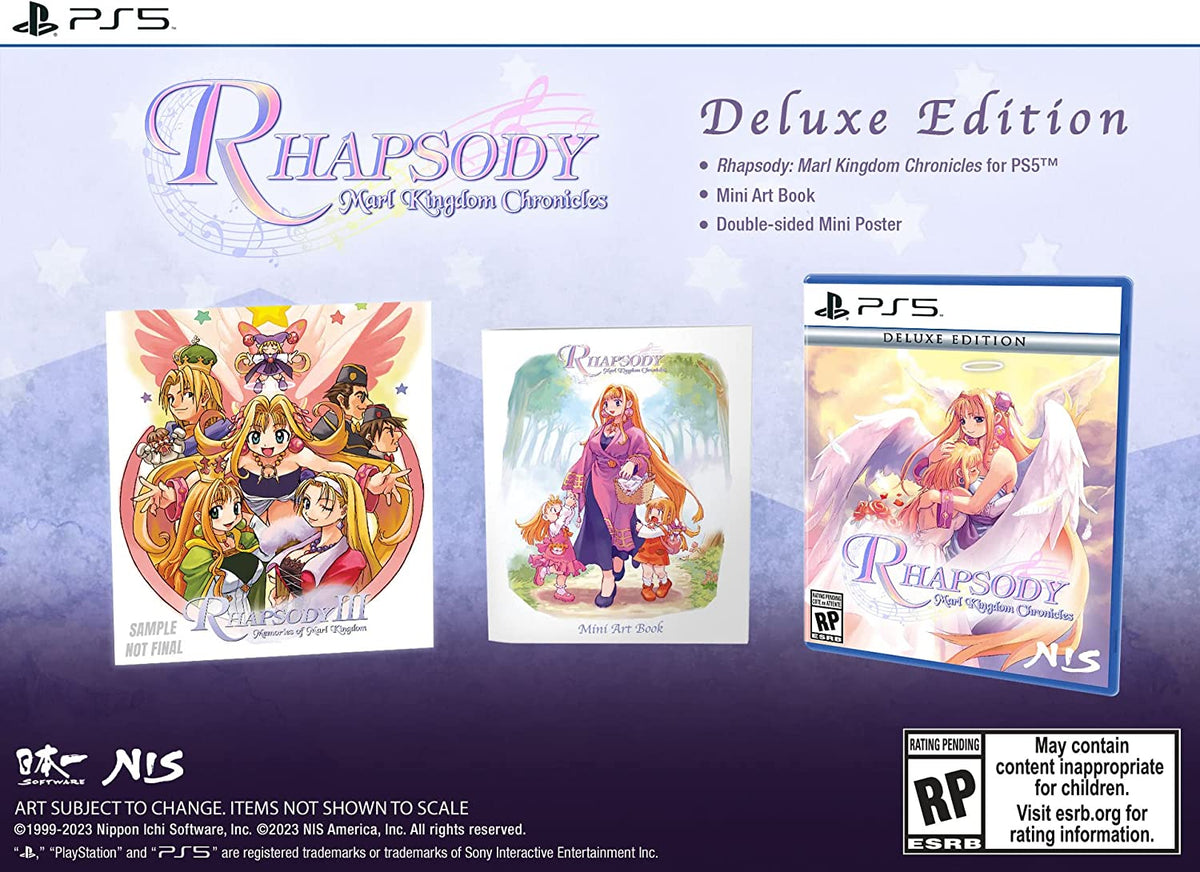 Rhapsody: Marl Kingdom Chronicles - Deluxe Edition [PlayStation 5] PlayStation 5 Video Game NIS America   