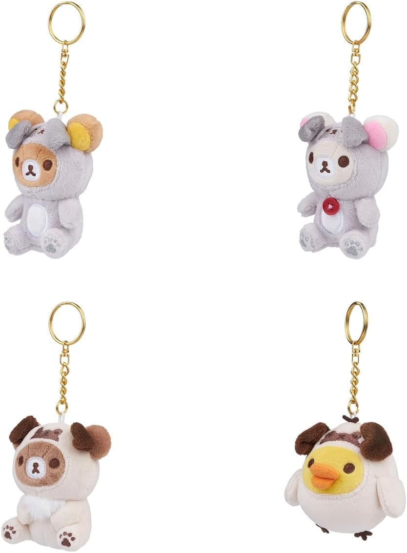 Rilakkuma San-X: Original Pug Series Blind Box Keychains - 1 Random Figure Toys & Games Rilakkuma