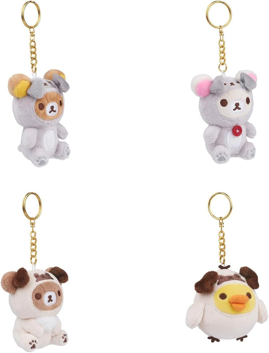 Rilakkuma San-X: Original Pug Series Blind Box Keychains - 1 Random Figure Toys & Games Rilakkuma