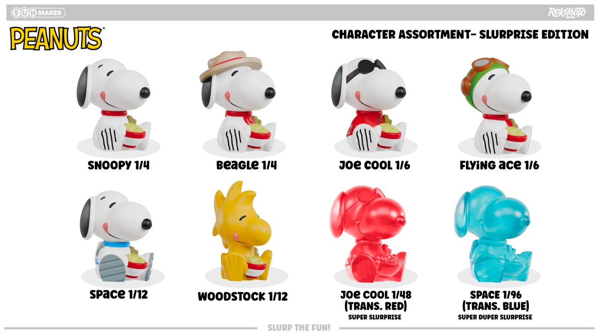 Rokimoto x Peanuts Snoopy Series #1 - 4" Figure Blind Box Toys & Games Rokimoto
