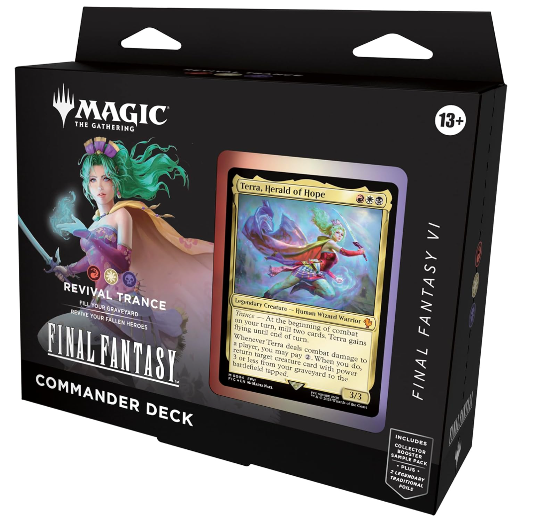 Magic: The Gathering TCG: Final Fantasy Commander Decks - Complete Set of 4 Card Game Wizards of the Coast
