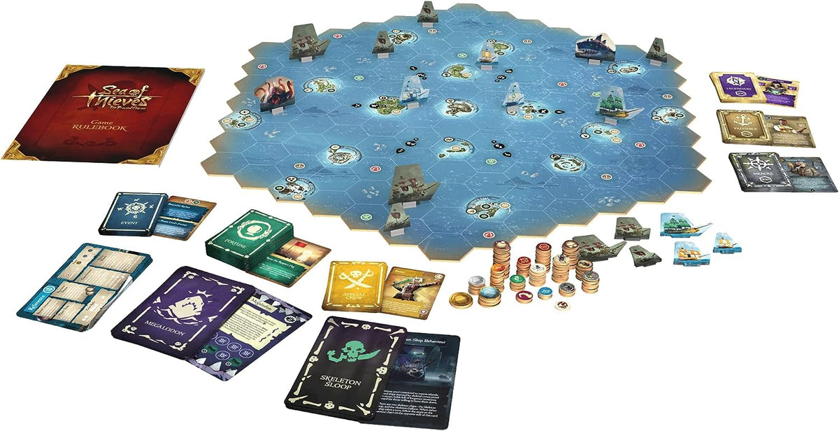 Sea of Thieves: Voyage of Legends [Board Game, 2-4 Players] Board Game Steamforged Games