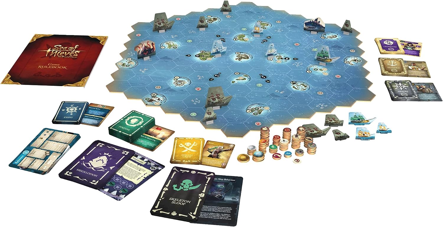 Sea of Thieves: Voyage of Legends [Board Game, 2-4 Players] Board Game Steamforged Games