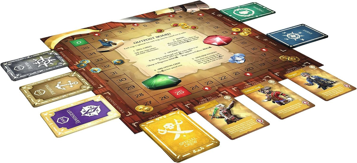 Sea of Thieves: Voyage of Legends [Board Game, 2-4 Players] Board Game Steamforged Games