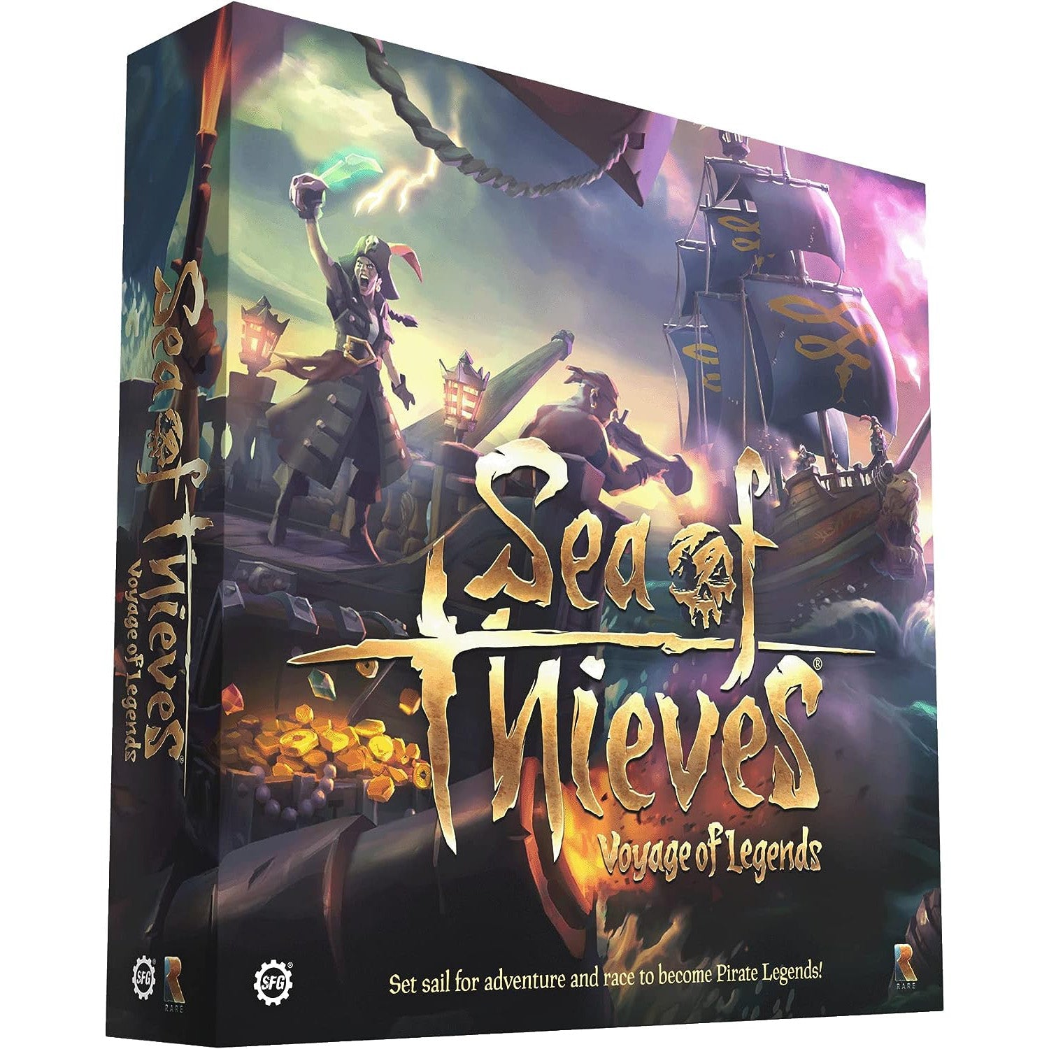 Sea of Thieves: Voyage of Legends [Board Game, 2-4 Players] Board Game Steamforged Games