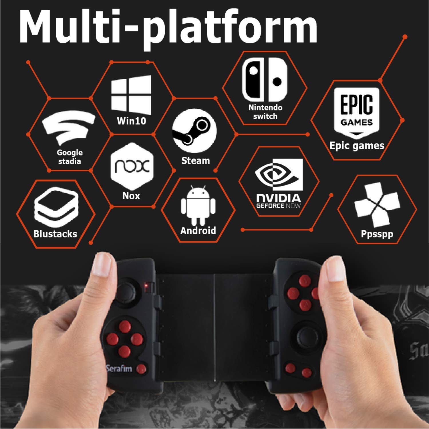 Serafim S1 - Mobile Bluetooth Game Controller [Electronics] Electronics Serafim   