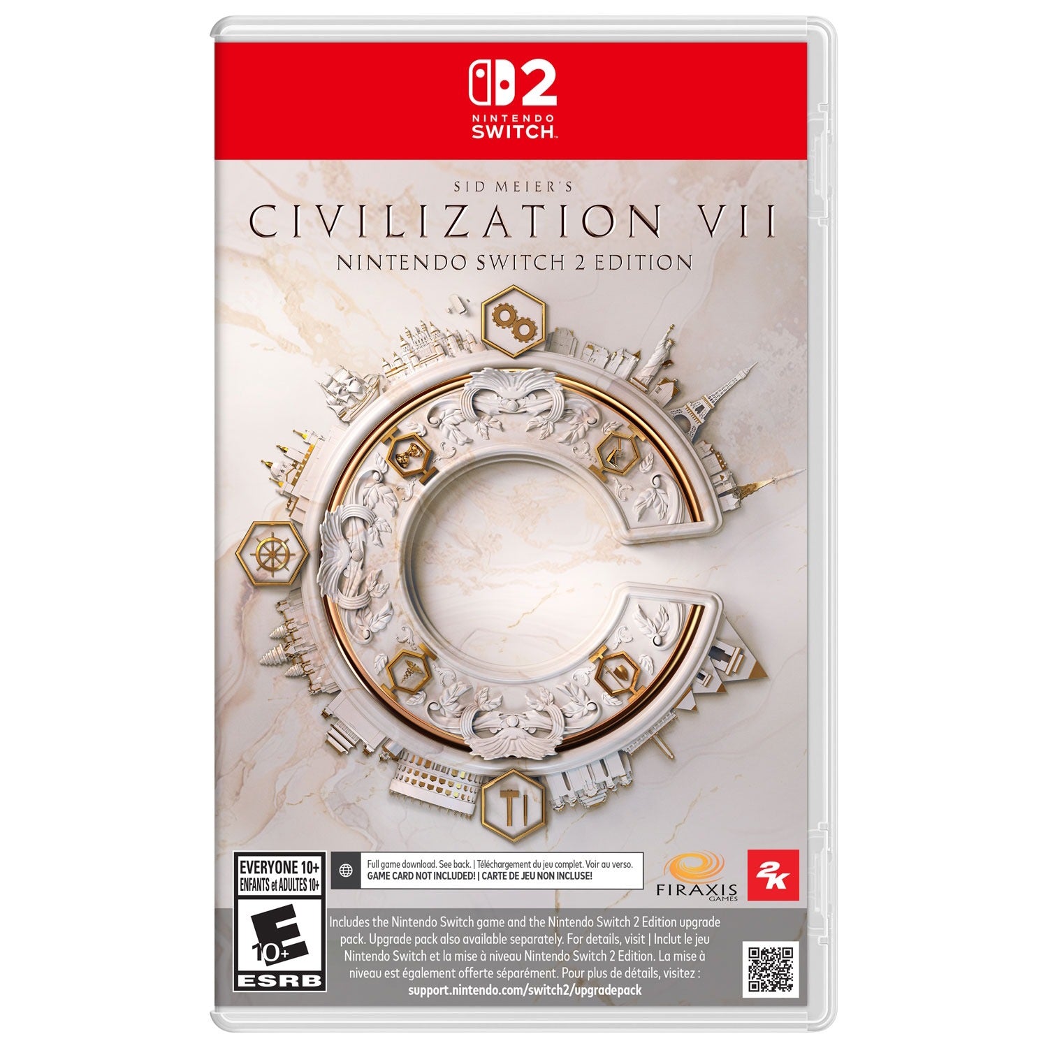 Sid Meier's Civilization VII - Code in Box [Nintendo Switch 2] Nintendo Switch 2 Video Game 2K Games