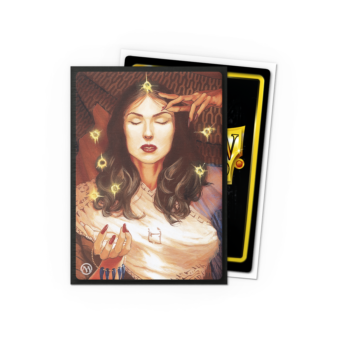 Dragon Shield Sleeves: Magic: The Gathering TCG: Retro Series Brushed Art [Soul Warden] - 100 Standard Size Sleeves Card Game Dragon Shield