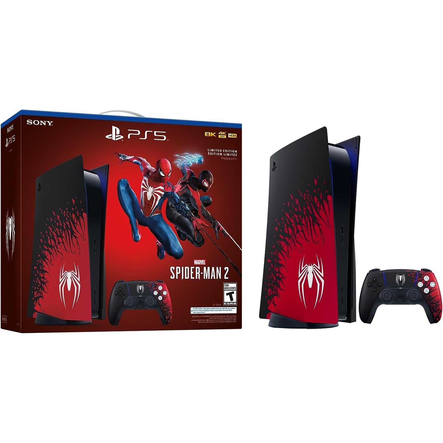 Sony PlayStation 5 PS5 Console - Marvel’s Spider-Man 2 Limited Edition System PlayStation 5 Hardware Sony