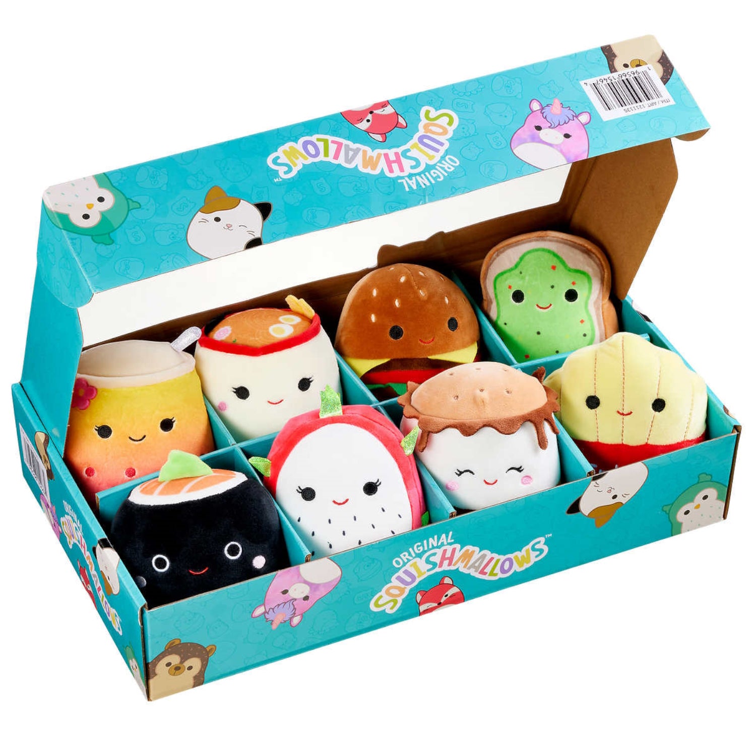 Squishmallows: 8-Pack Food #2- 5 Inch Mini Plush Collection Plushies Kellytoy