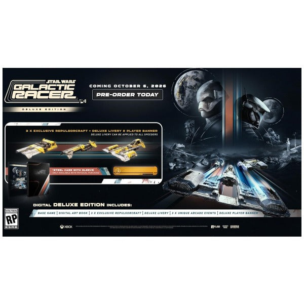 Star Wars: Galactic Racer - Deluxe Edition [Xbox Series X] Xbox Series X Video Game Plaion