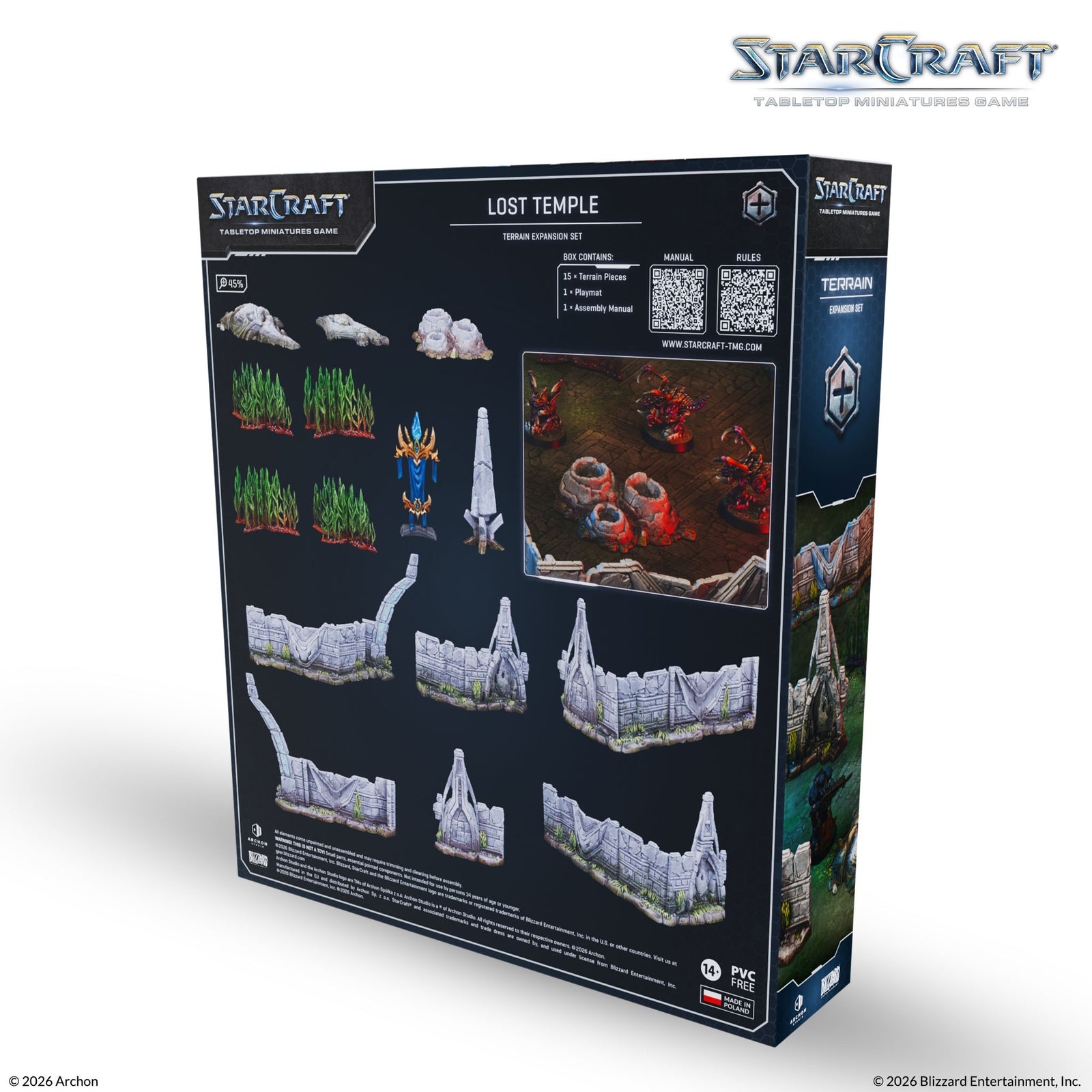Starcraft: The Miniatures Game: Lost Temple - Terrain Expansion Set Tabletop Miniatures Archon Studios