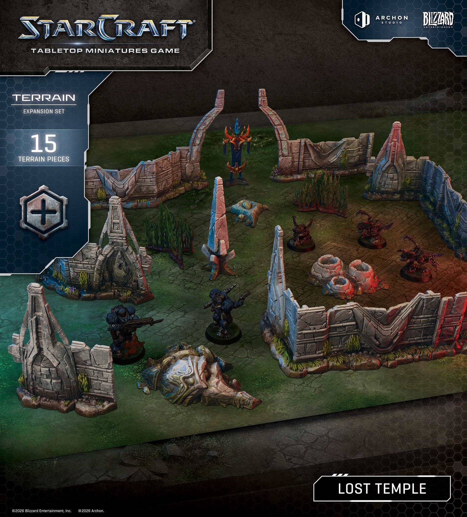 Starcraft: The Miniatures Game: Lost Temple - Terrain Expansion Set Tabletop Miniatures Archon Studios