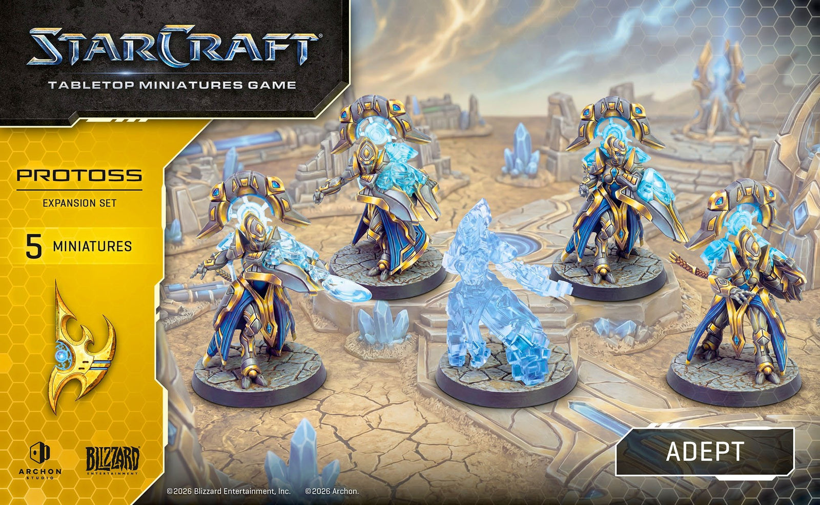 Starcraft: The Miniatures Game: Protoss: Adept Expansion Set Tabletop Miniatures Archon Studios