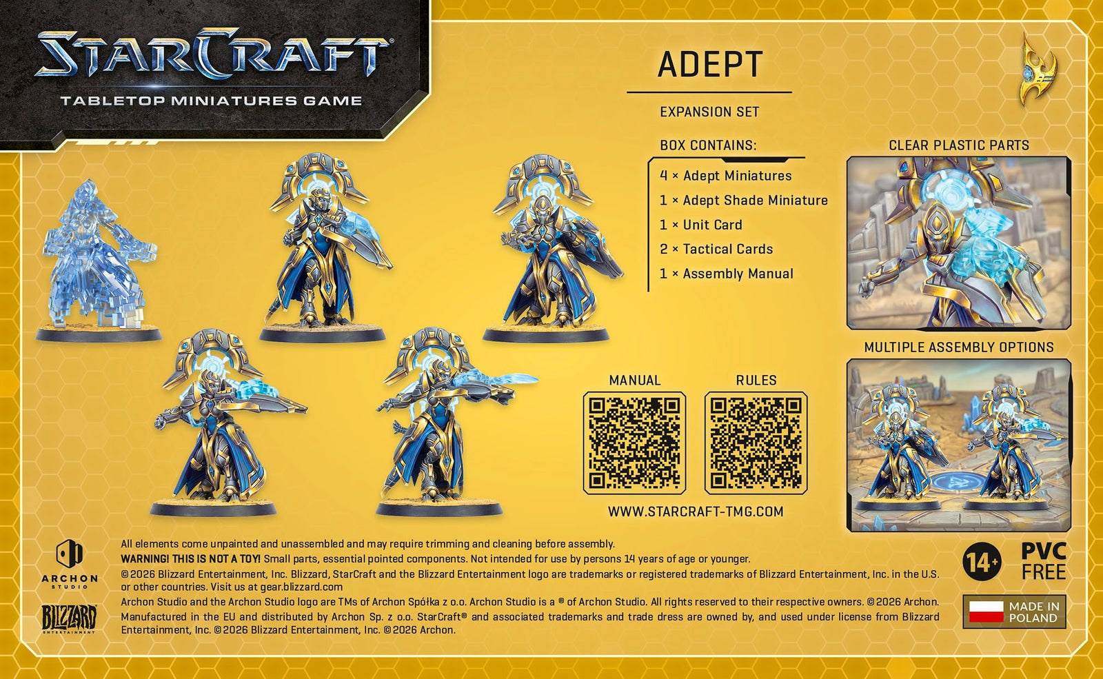 Starcraft: The Miniatures Game: Protoss: Adept Expansion Set Tabletop Miniatures Archon Studios