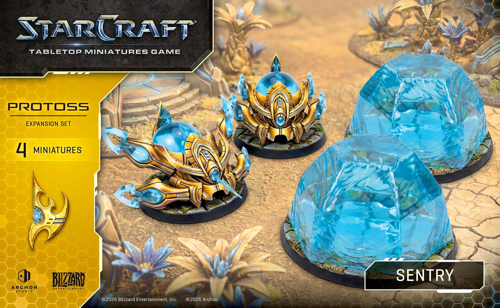 Starcraft: The Miniatures Game: Protoss: Sentry Expansion Set Tabletop Miniatures Archon Studios