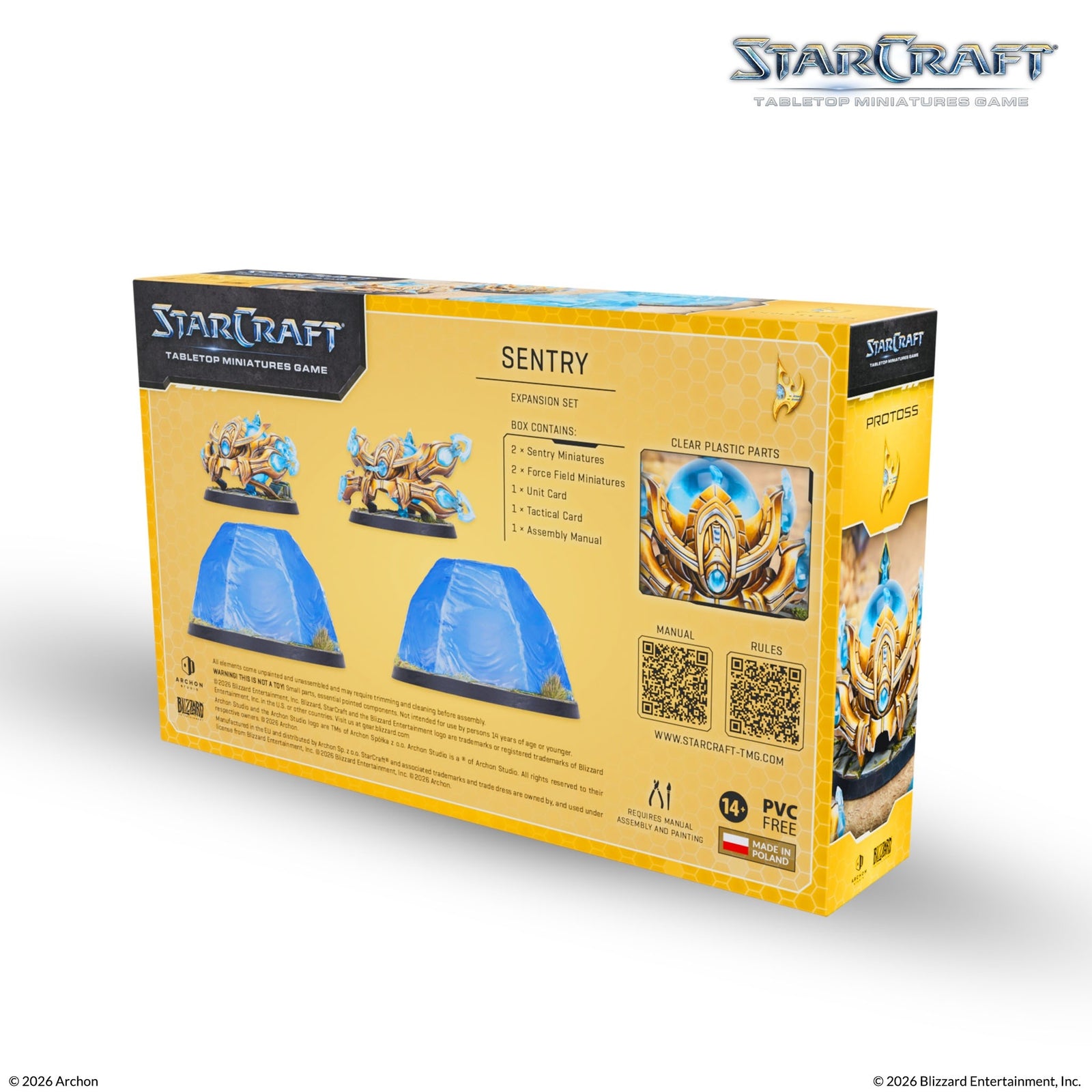 Starcraft: The Miniatures Game: Protoss: Sentry Expansion Set Tabletop Miniatures Archon Studios