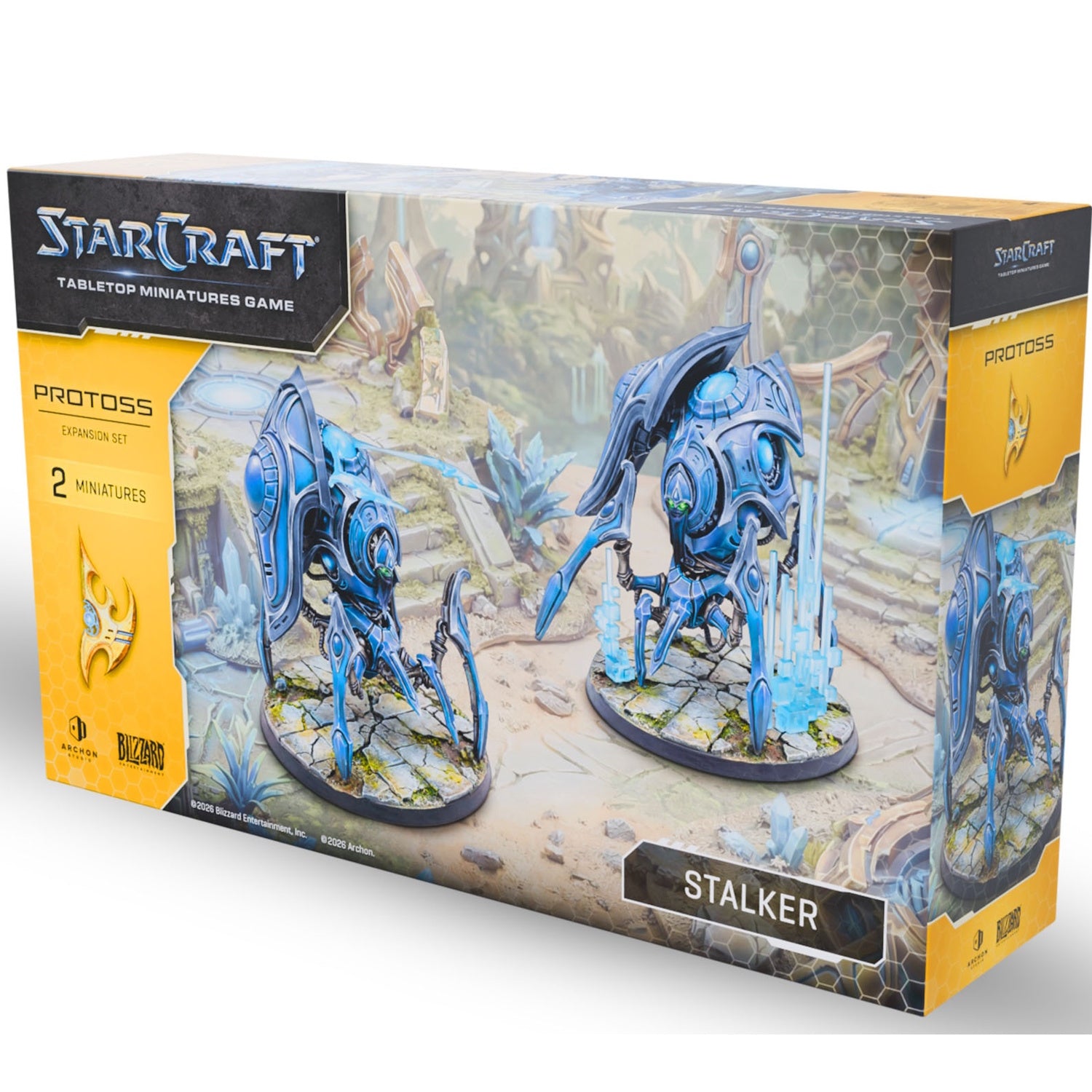 Starcraft: The Miniatures Game: Protoss: Stalker Expansion Set Tabletop Miniatures Archon Studios