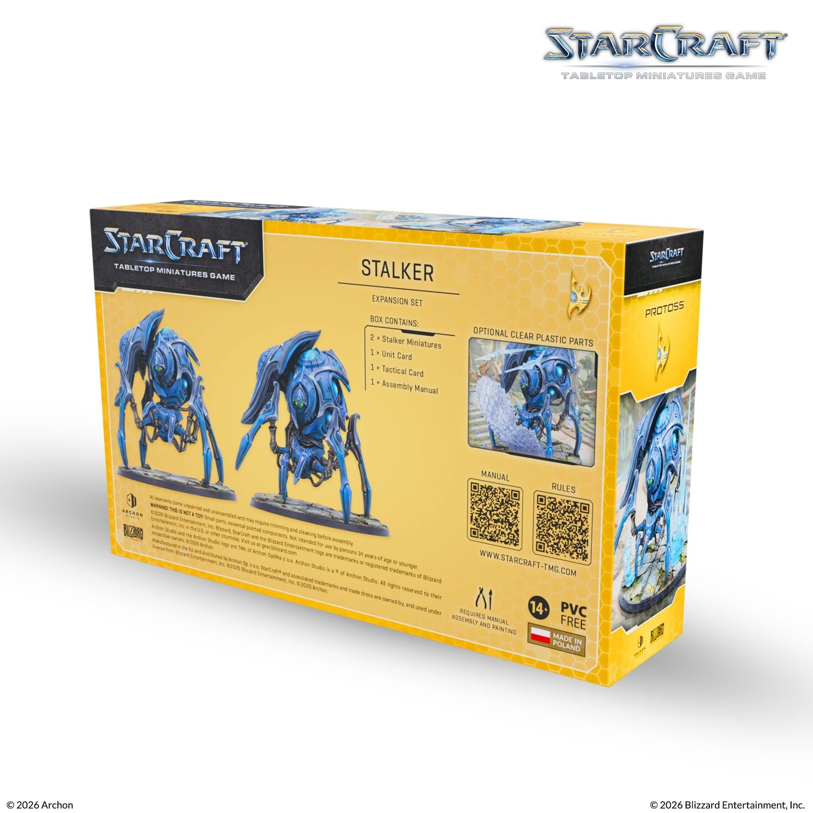 Starcraft: The Miniatures Game: Protoss: Stalker Expansion Set Tabletop Miniatures Archon Studios