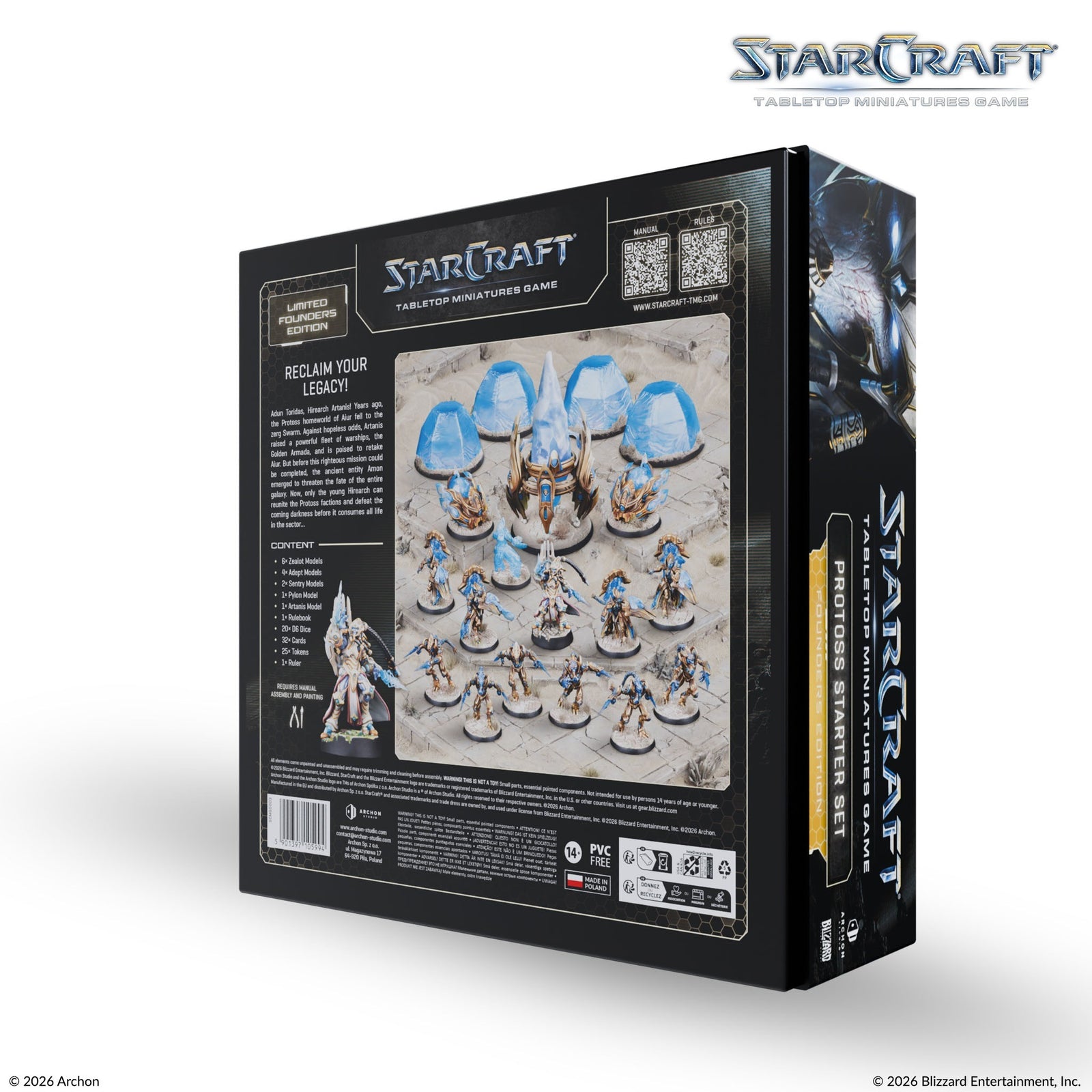 Starcraft: The Miniatures Game: Protoss: Starter Set - Founders Edition Tabletop Miniatures Archon Studios