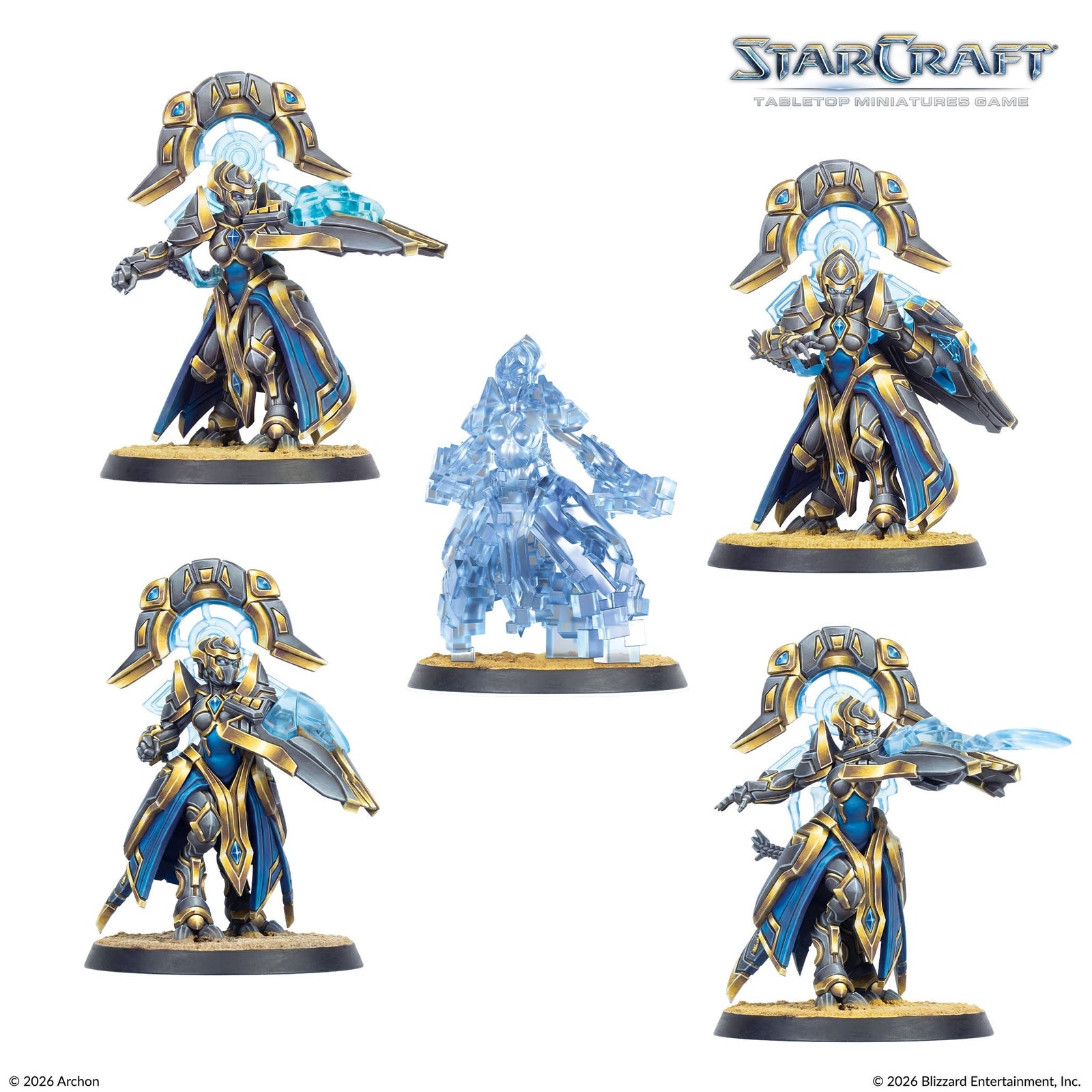 Starcraft: The Miniatures Game: Protoss: Starter Set - Founders Edition Tabletop Miniatures Archon Studios