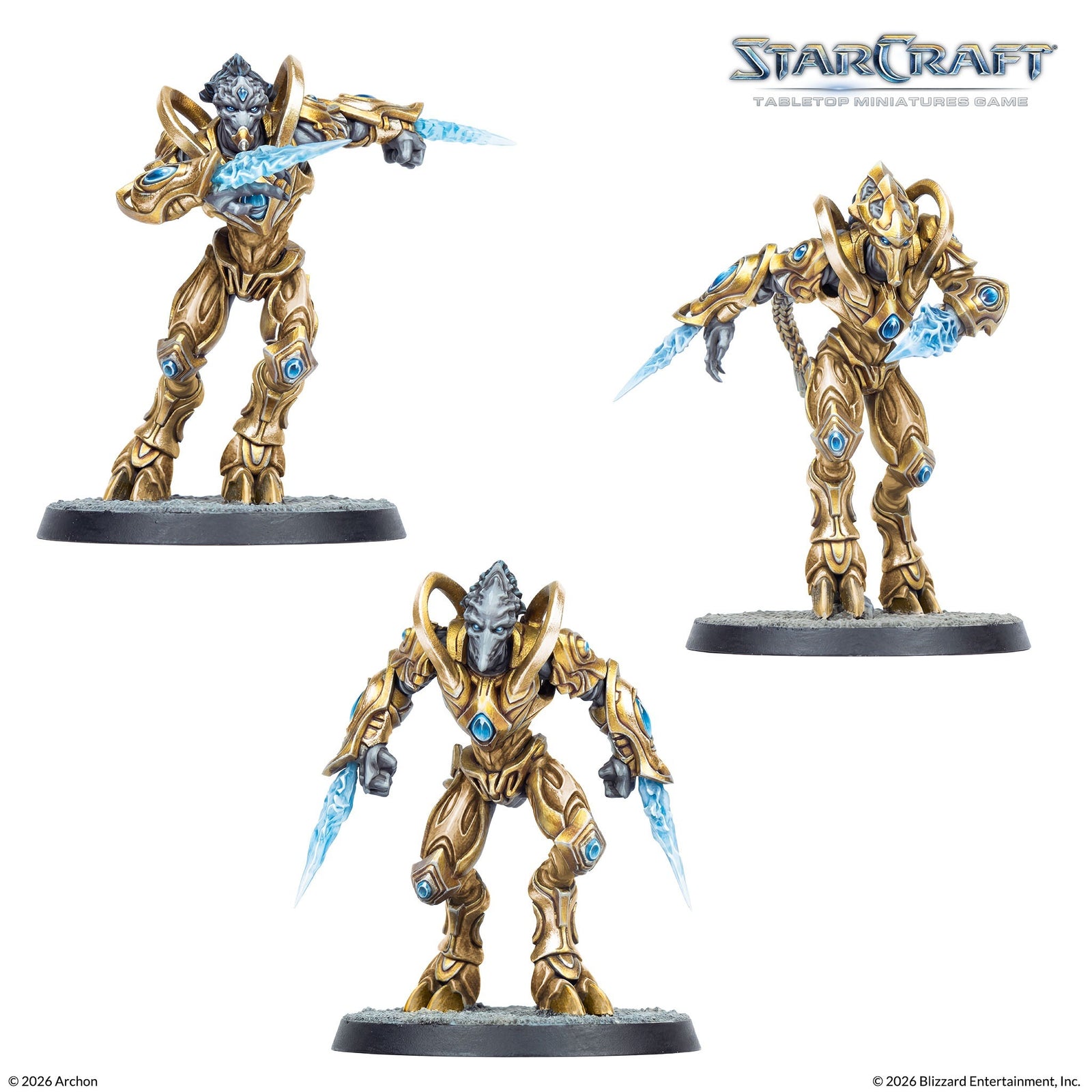 Starcraft: The Miniatures Game: Protoss: Zealot Expansion Set Tabletop Miniatures Archon Studios