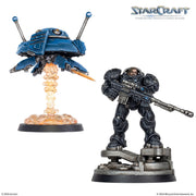 Starcraft: The Miniatures Game: Terran: Jim Raynor & Point Defense Drone Hero Expansion Set Tabletop Miniatures Archon Studios