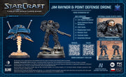 Starcraft: The Miniatures Game: Terran: Jim Raynor & Point Defense Drone Hero Expansion Set Tabletop Miniatures Archon Studios