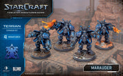 Starcraft: The Miniatures Game: Terran: Marauder Expansion Set Tabletop Miniatures Archon Studios