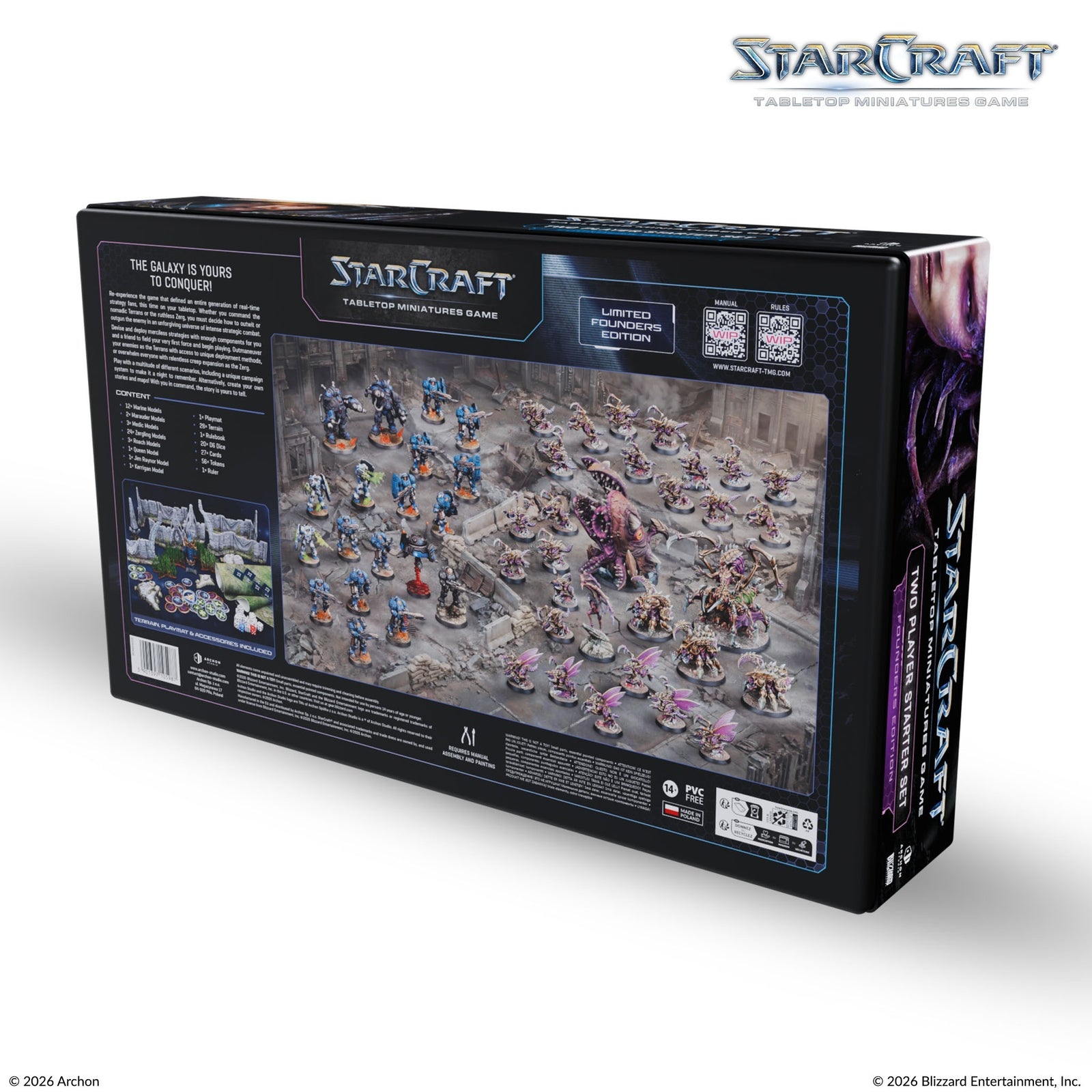 Starcraft: The Miniatures Game: Two Player Starter Set - Founders Edition Tabletop Miniatures Archon Studios