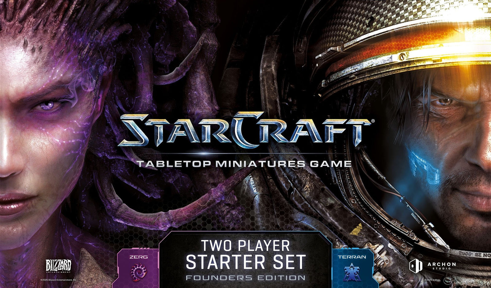 Starcraft: The Miniatures Game: Two Player Starter Set - Founders Edition Tabletop Miniatures Archon Studios