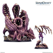 Starcraft: The Miniatures Game: Zerg: Primal Kerrigan & Omega Worm Hero Expansion Set Tabletop Miniatures Archon Studios