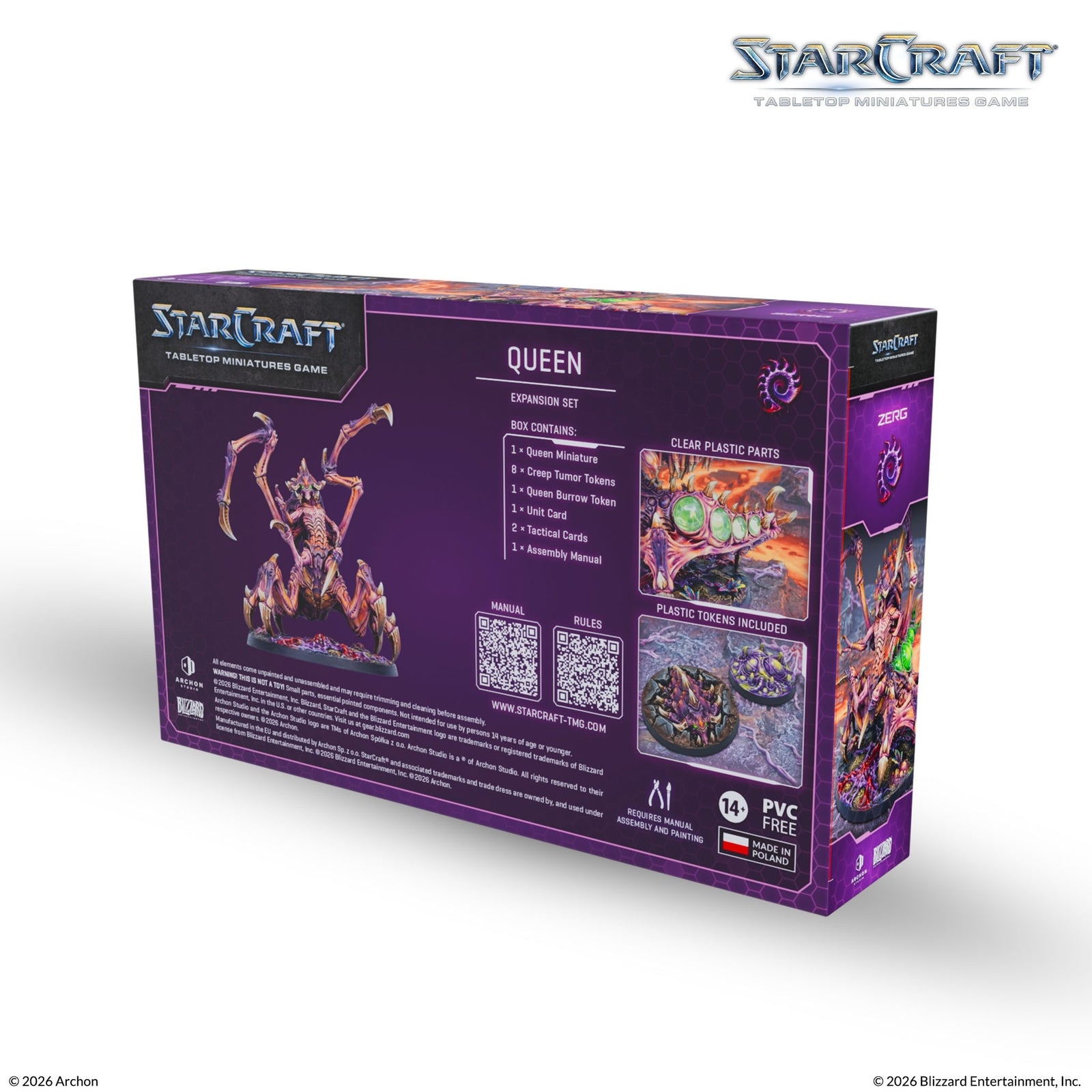 Starcraft: The Miniatures Game: Zerg: Queen Expansion Set Tabletop Miniatures Archon Studios