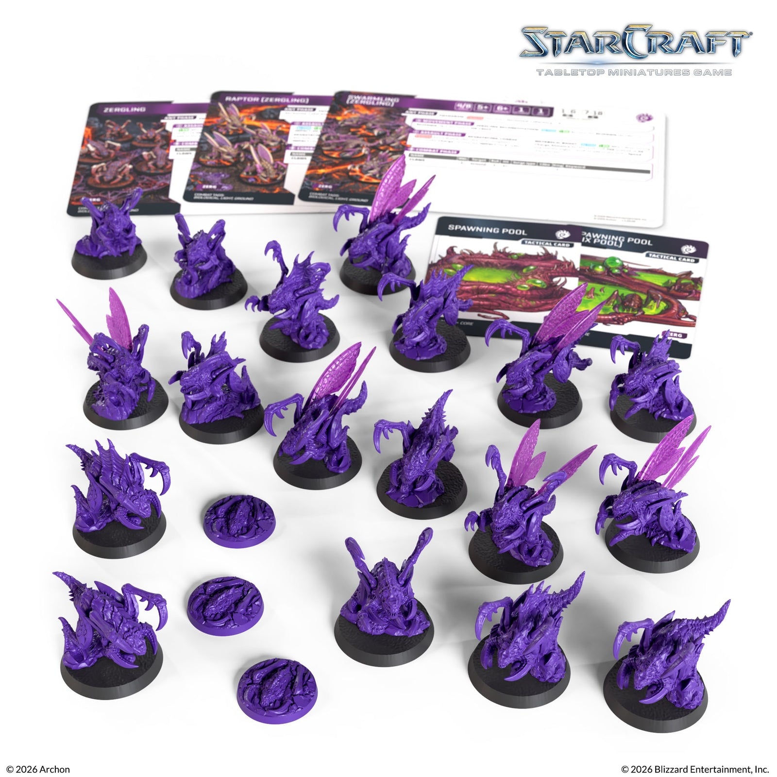 Starcraft: The Miniatures Game: Zerg: Zergling Expansion Set Tabletop Miniatures Archon Studios